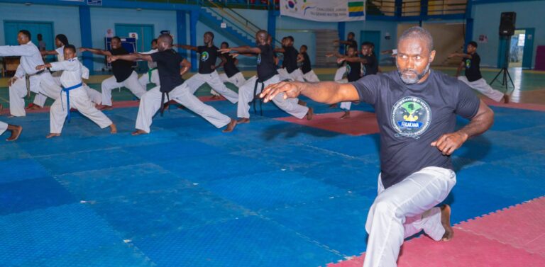 Wayne OTTO, légende du karaté entend rehausser le niveau des athlètes gabonais