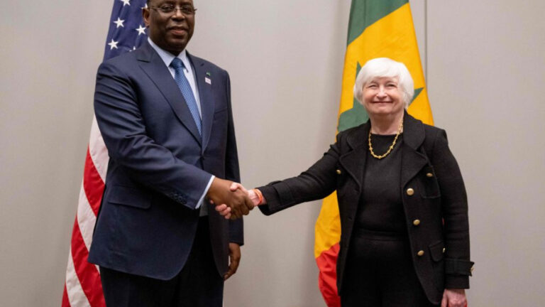 US Treasury Secretary in Africa to counter Chinese influence