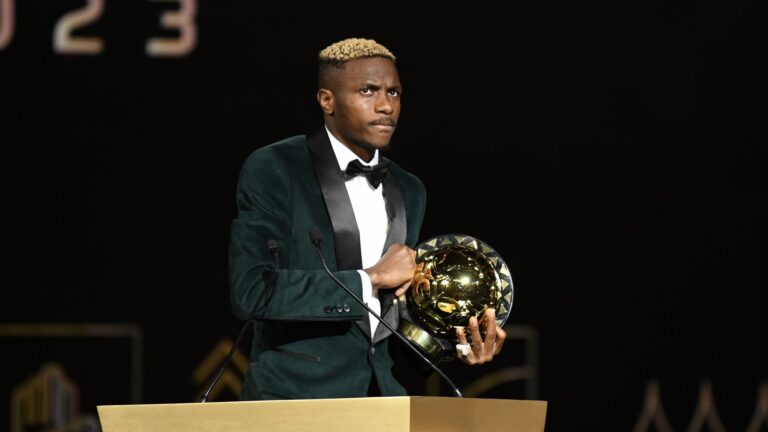 Victor Osimhen remporte le Ballon d’Or africain 2023