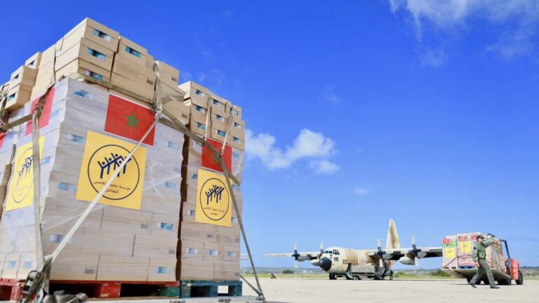 Le Maroc envoie 40 tonnes d’aide humanitaire aux populations de Gaza et Jérusalem