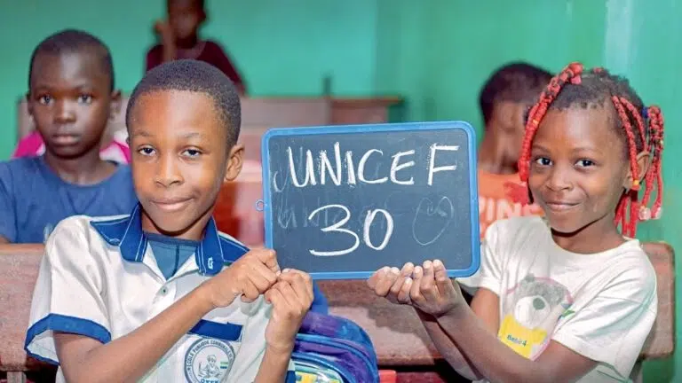L’UNICEF célèbre 30 ans d’engagement pour les enfants au Gabon