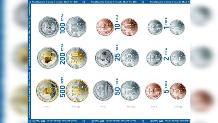 CEMAC : de nouvelles pièces de monnaie en circulation, dont une de 200 FCFA