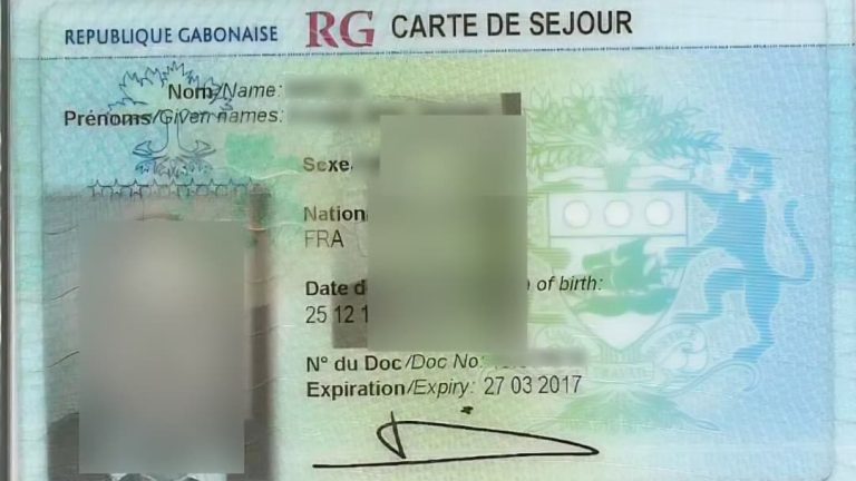 Gabon : la carte de séjour fixée à 150 000 FCFA pour 24 mois, un tarif unique pour tous les étrangers