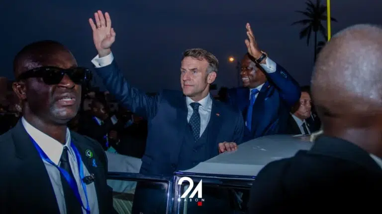 Gabon : Macron accueilli par Oligui Nguema à Libreville pour une visite de deux jours