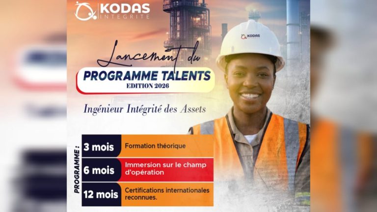 Gabon : lancement du programme Talents Édition 2026 par KODAS Intégrité pour la formation de 10 ingénieurs intégrités des Assets pétroliers